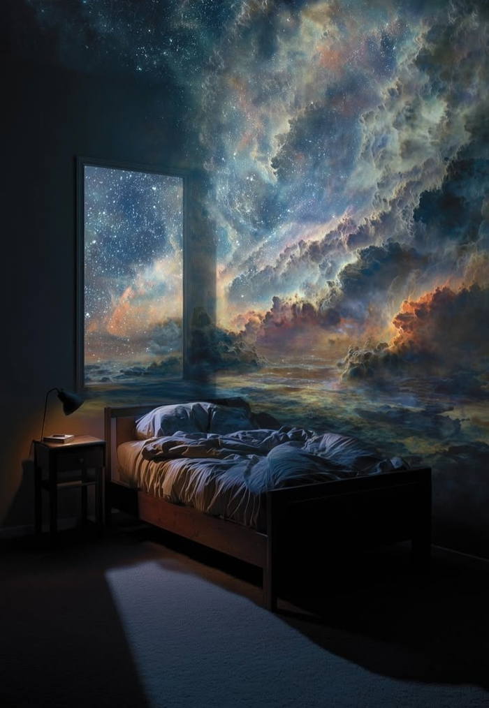 A galactic bedroom🤤😍